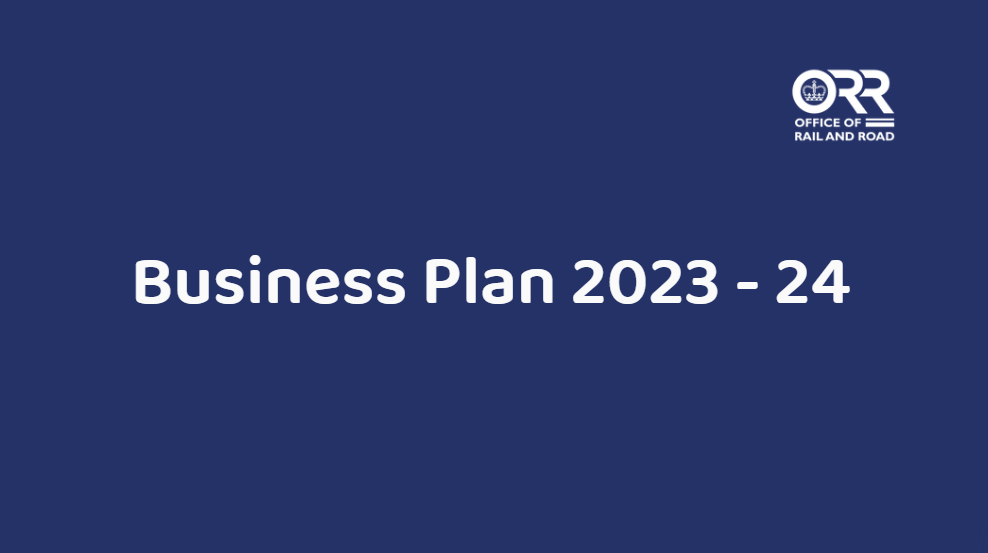 ORR logo Business Plan 2023-24