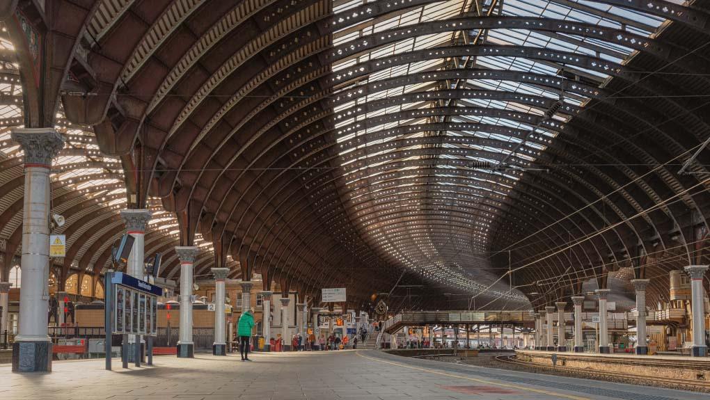 York railway station concourse