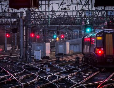 Track views from Glasgow Central station