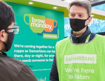 Samaritans Brew Monday in January 2022