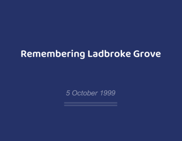 Remembering Ladbroke Grove, 5 October 1999