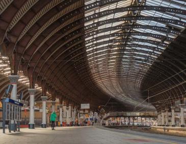 York railway station concourse