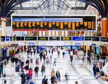 London Liverpool Street station concourse